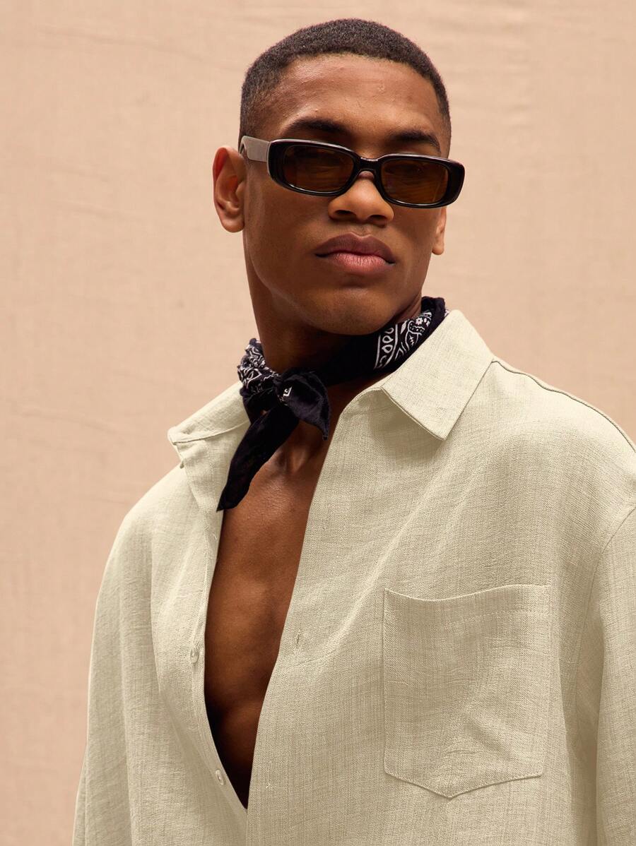 Long Sleeved Linen Shirt