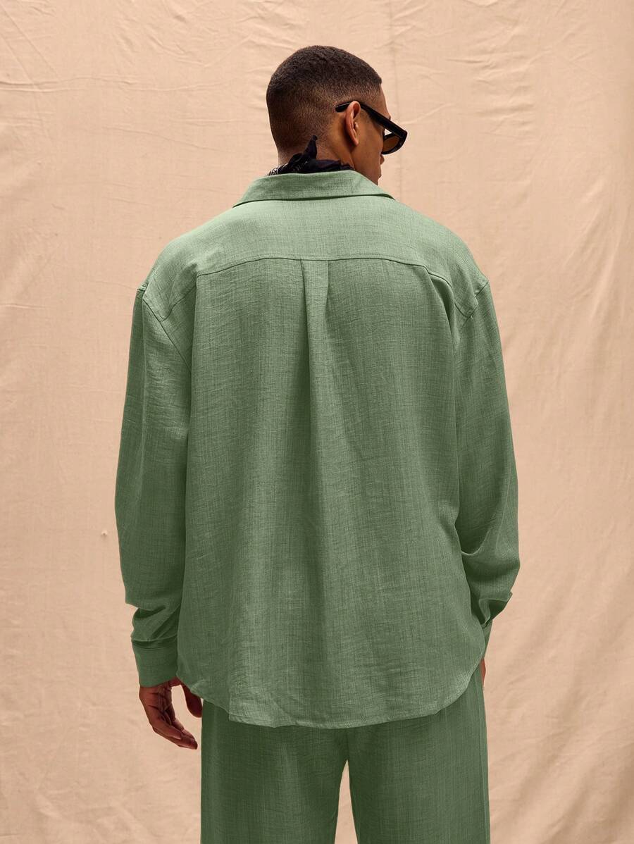 Long Sleeved Linen Shirt