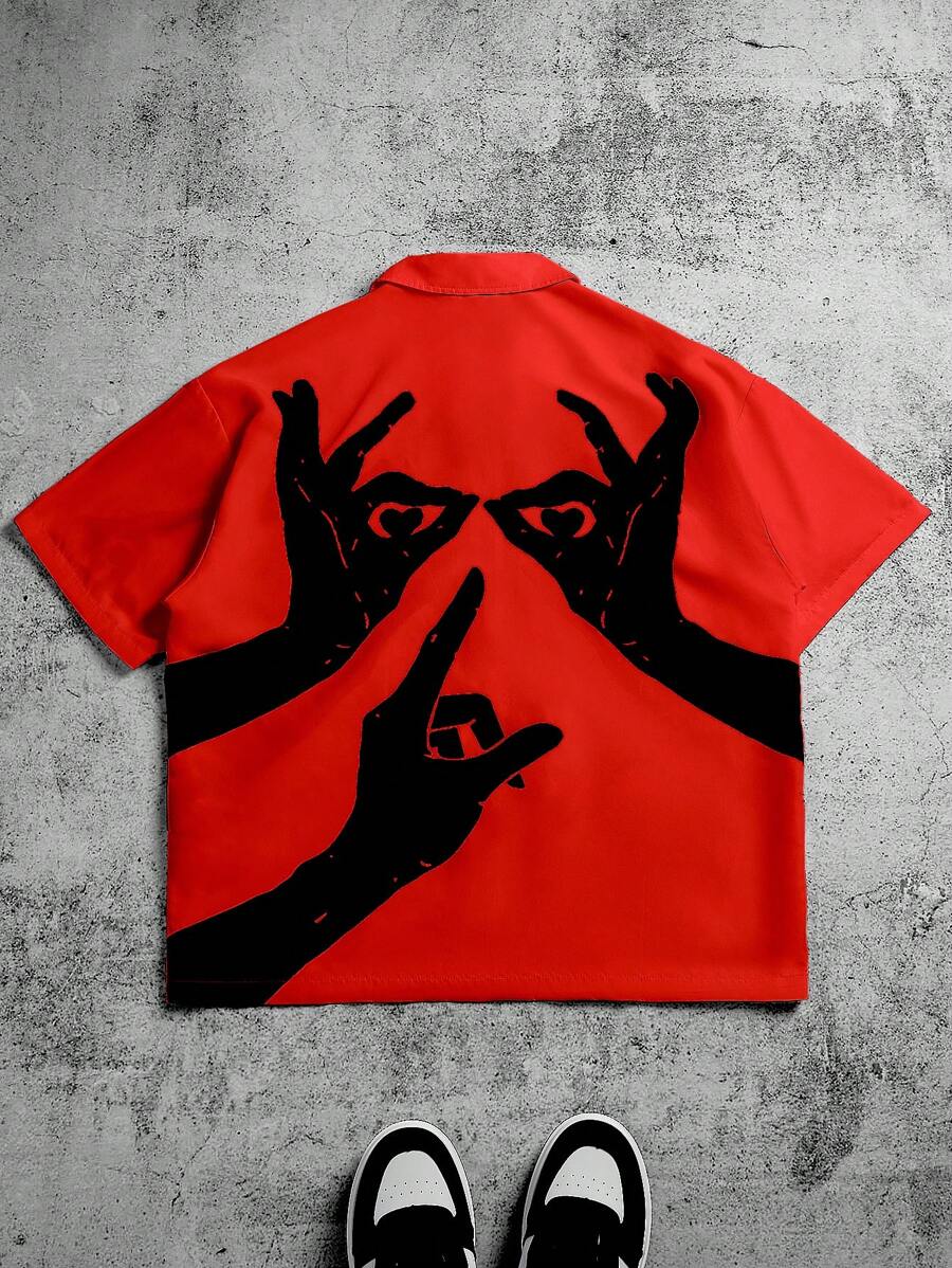 Men’s Loose-Fit Short-Sleeve Shirt