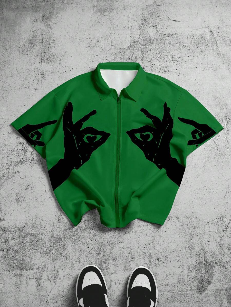 Men’s Loose-Fit Short-Sleeve Shirt