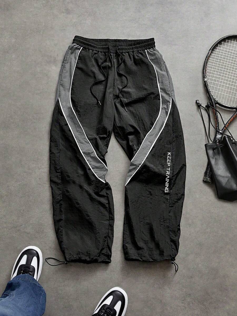 Men's Black Sports Pants