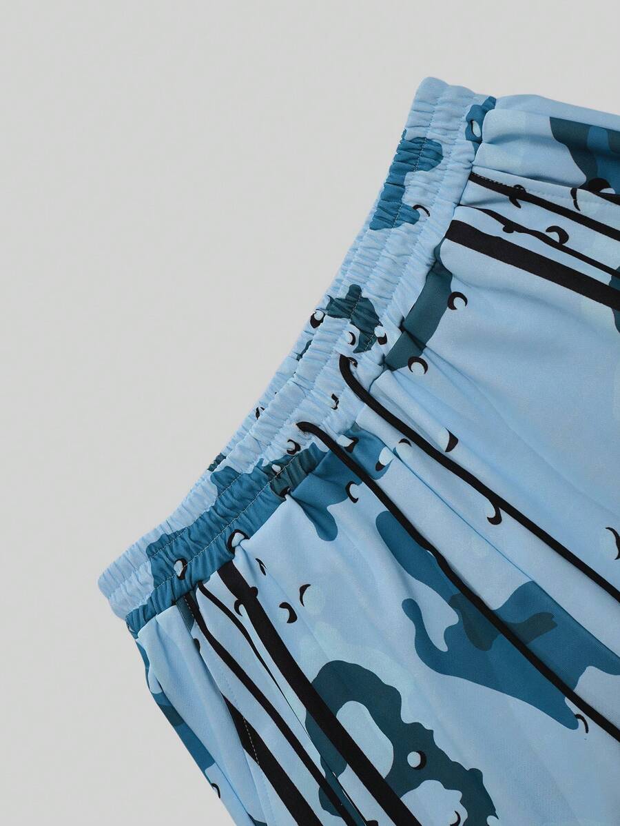 Men’s Short Sleeve T-Shirt And Pants 2pcs Set
