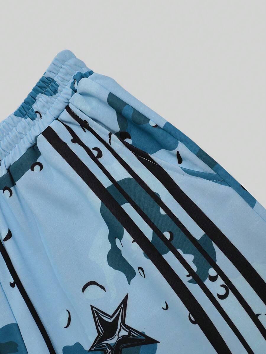 Men’s Short Sleeve T-Shirt And Pants 2pcs Set