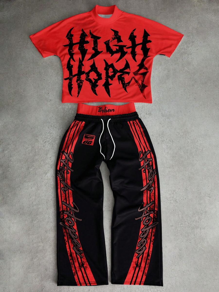Men's T-Shirt And Pants 2pc Set
