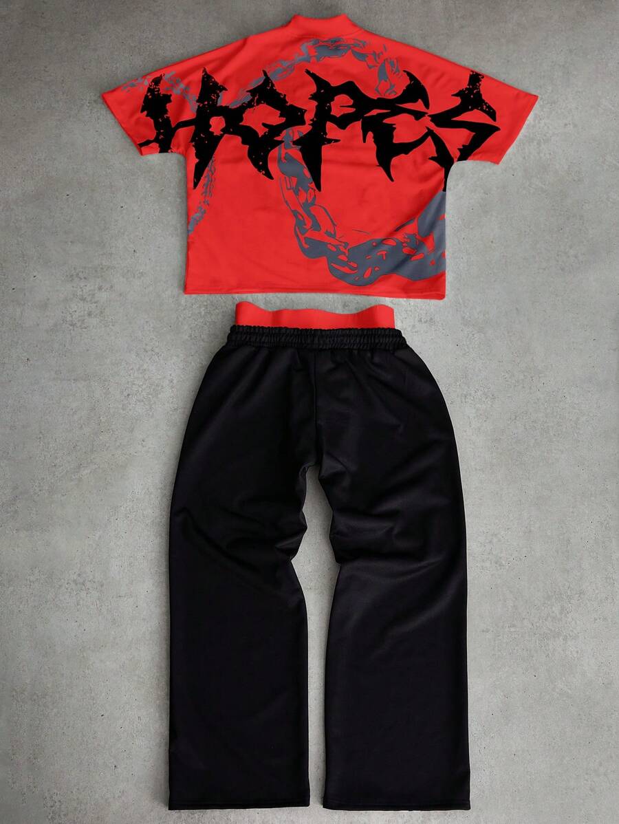 Men's T-Shirt And Pants 2pc Set