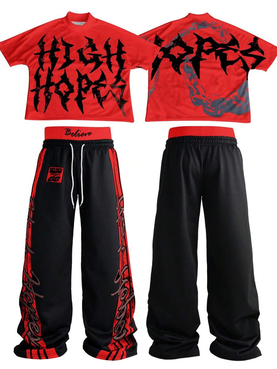 Men's T-Shirt And Pants 2pc Set