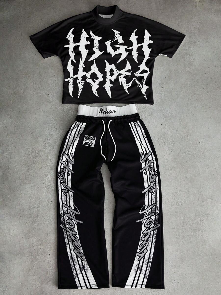 Men's T-Shirt And Pants 2pc Set
