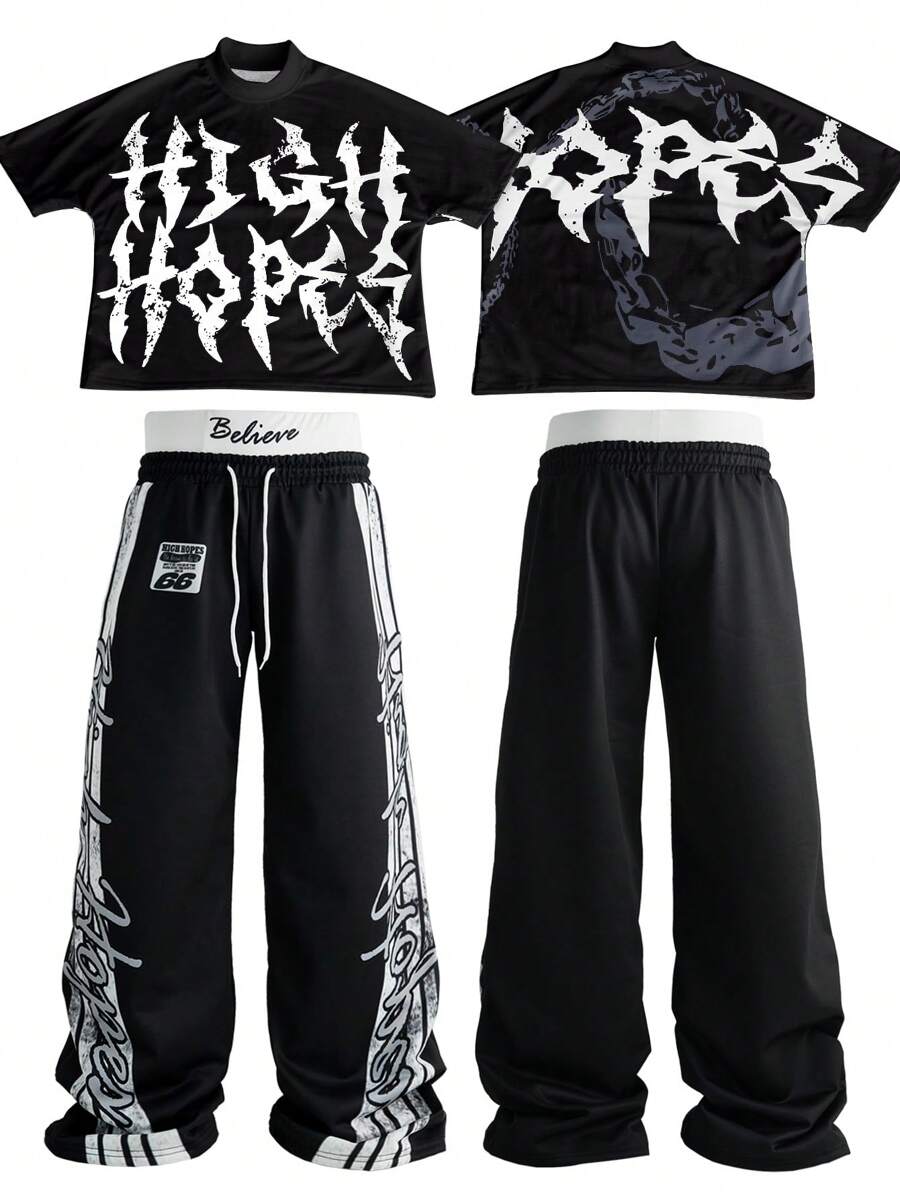Men's T-Shirt And Pants 2pc Set