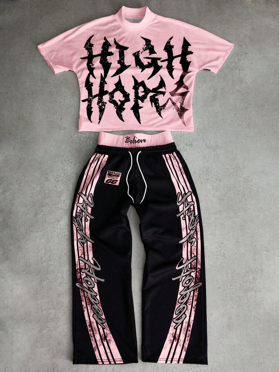 Men's T-Shirt And Pants 2pc Set