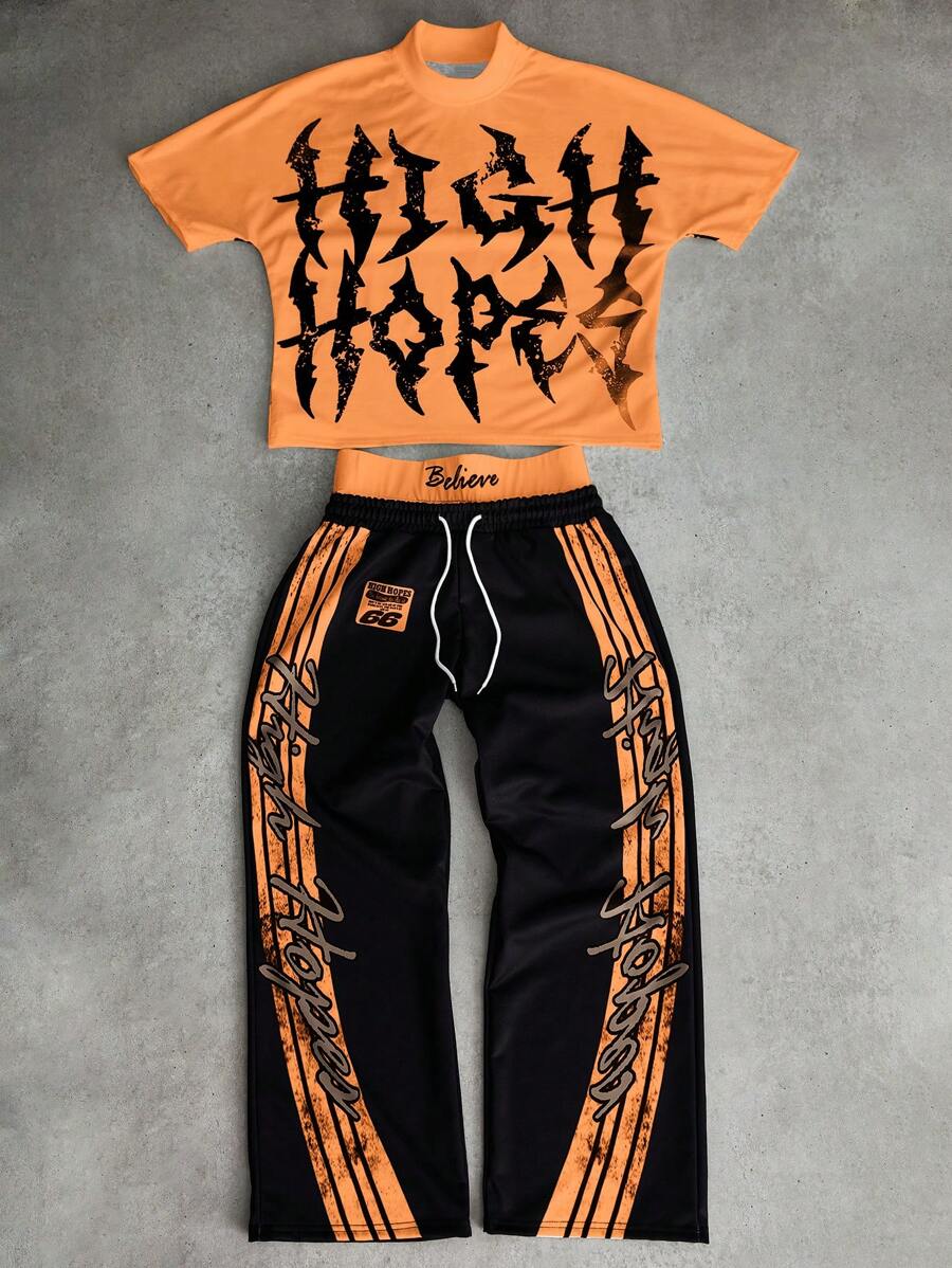 Men's T-Shirt And Pants 2pc Set