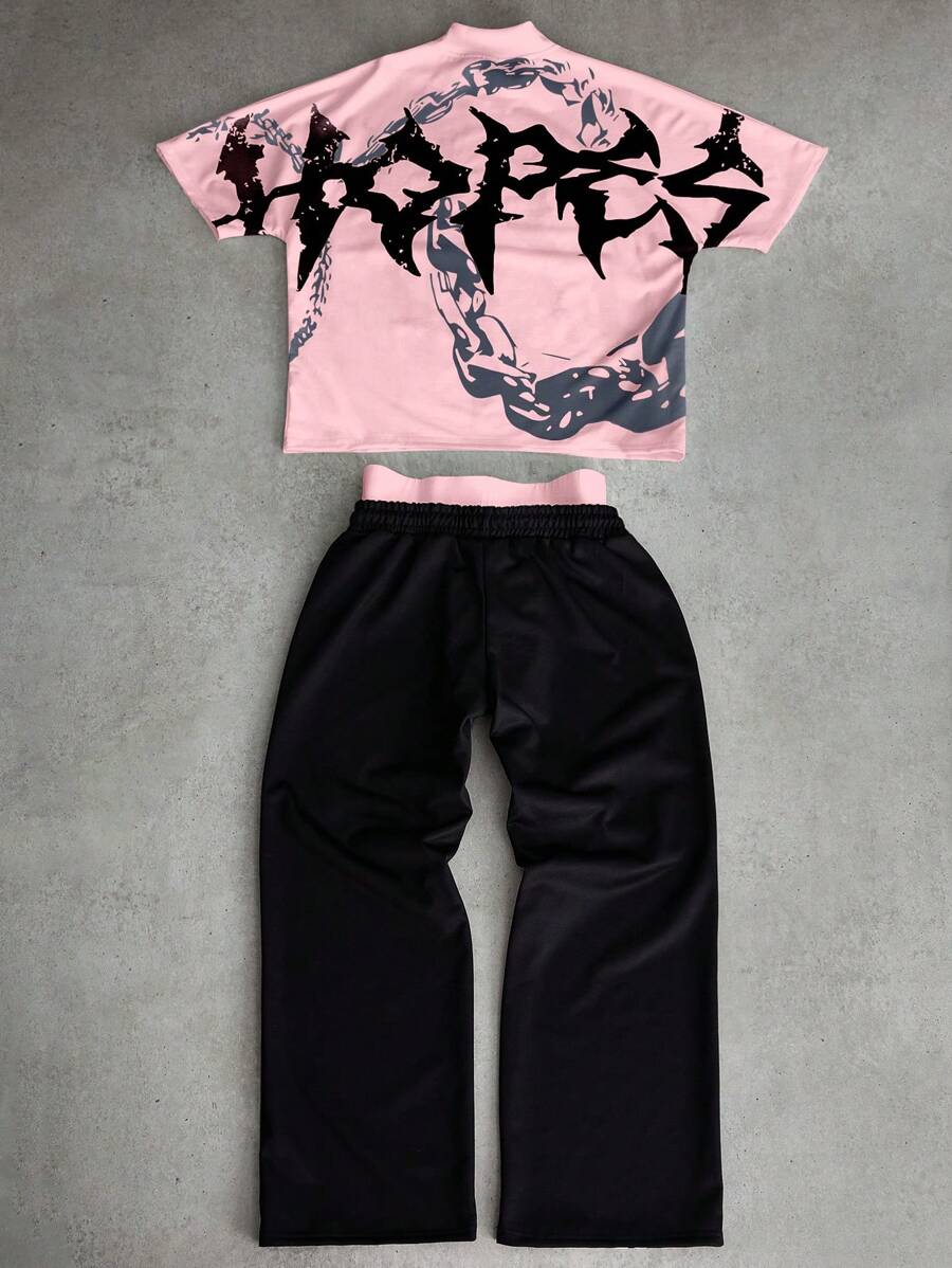 Men's T-Shirt And Pants 2pc Set