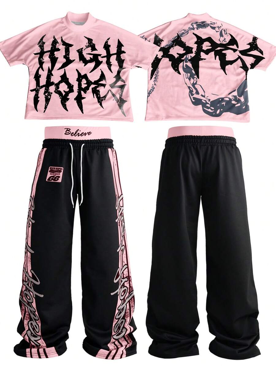 Men's T-Shirt And Pants 2pc Set