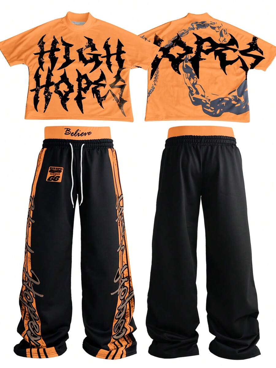 Men's T-Shirt And Pants 2pc Set
