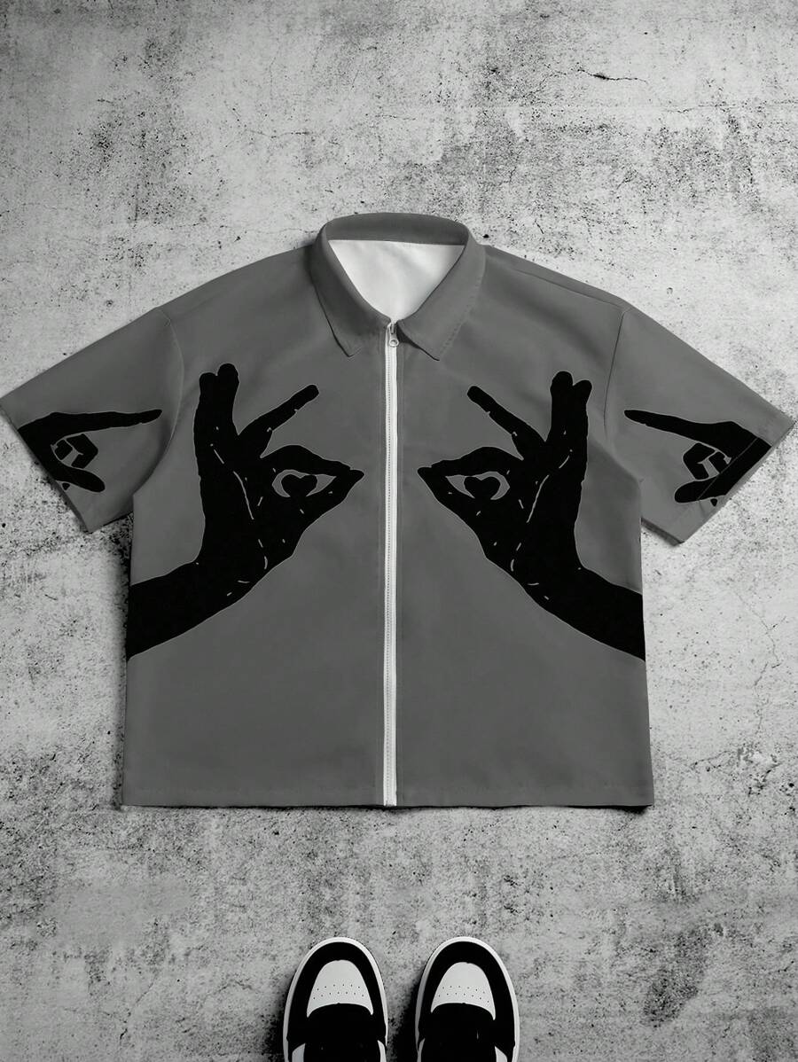 Men’s Loose-Fit Short-Sleeve Shirt