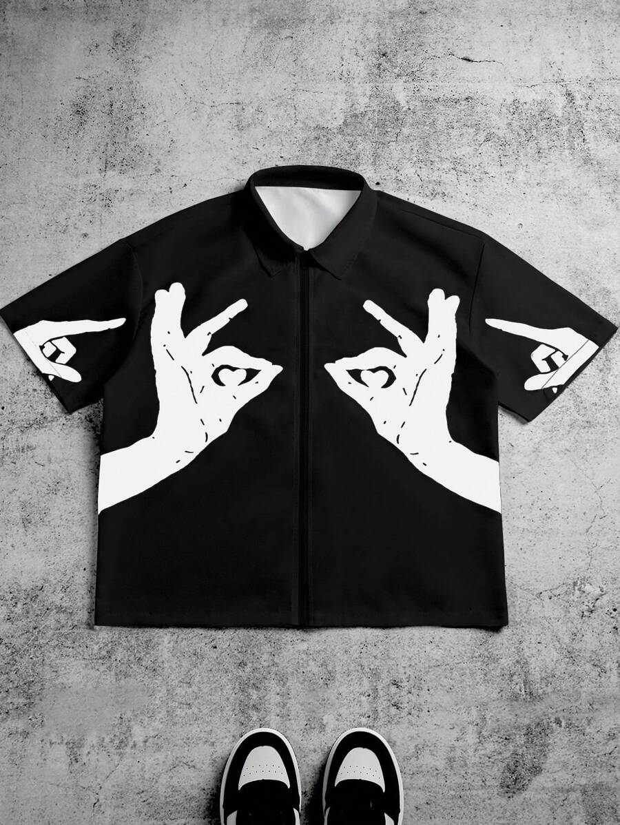 Men’s Loose-Fit Short-Sleeve Shirt