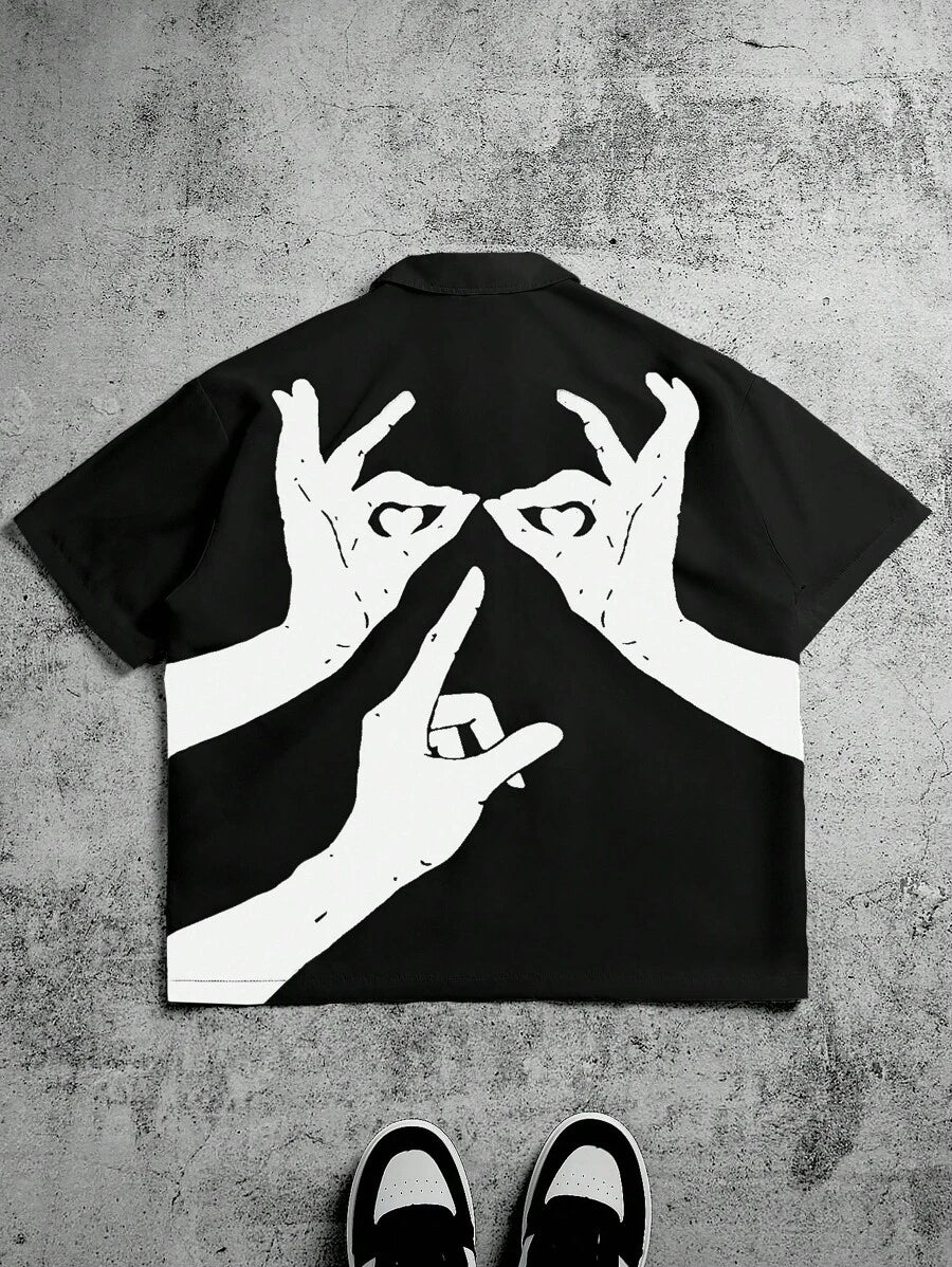 Men’s Loose-Fit Short-Sleeve Shirt