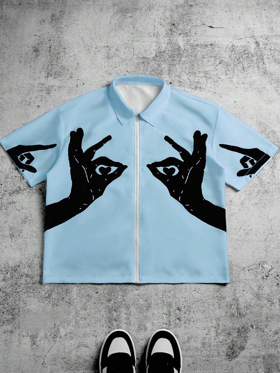 Men’s Loose-Fit Short-Sleeve Shirt