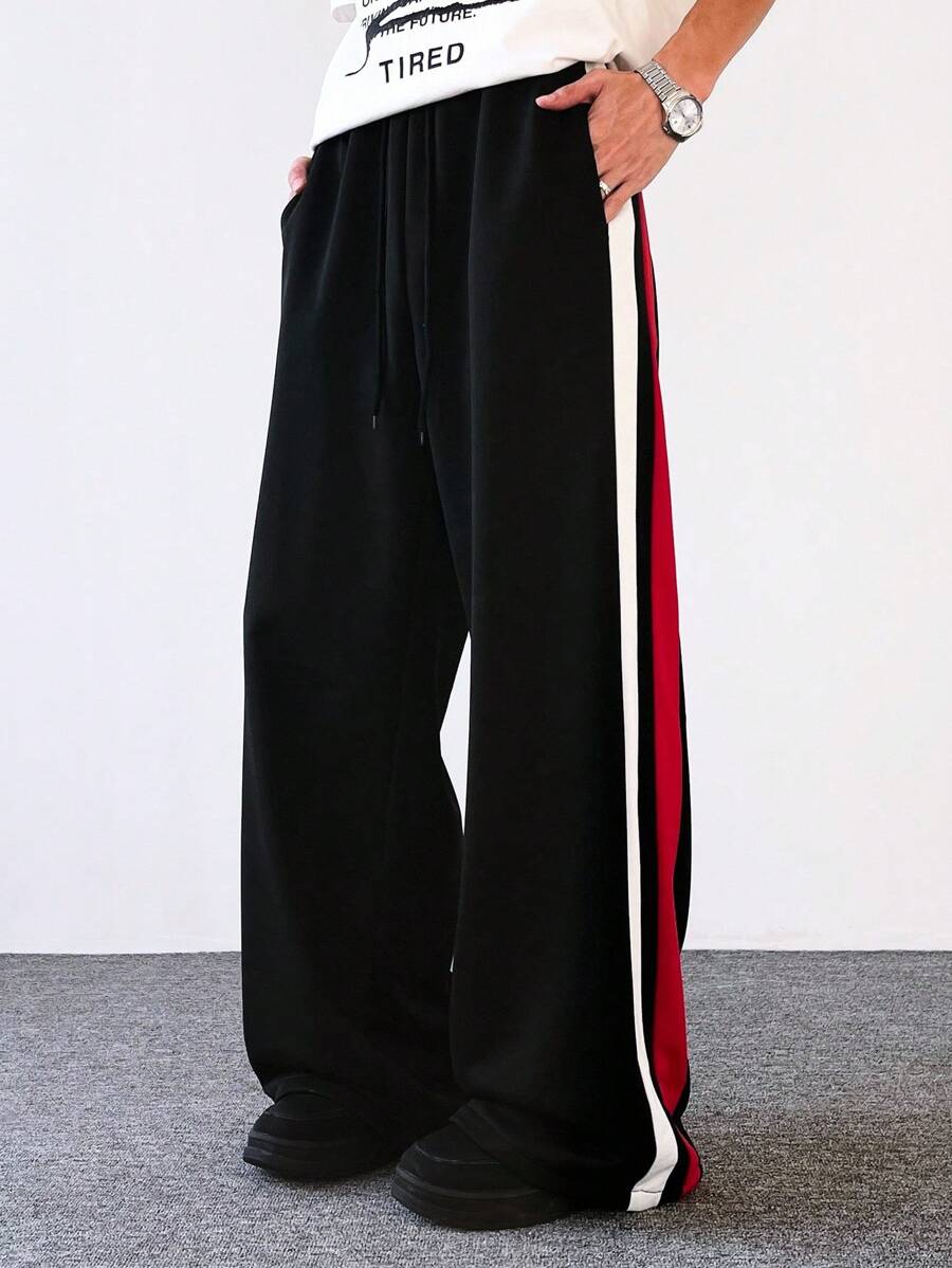 Men's Wide Leg Loose Casual Sweatpants