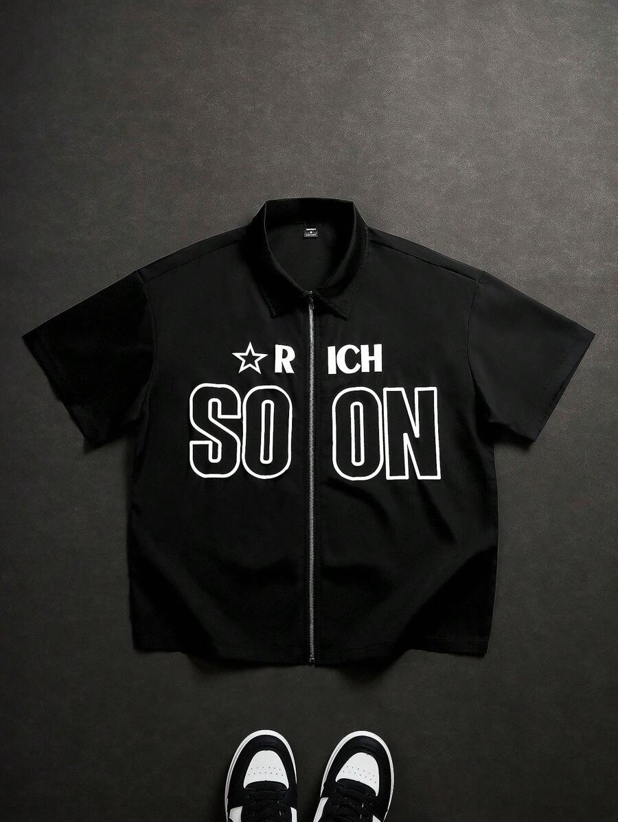 Men’s Loose-Fit Short-Sleeve Shirt