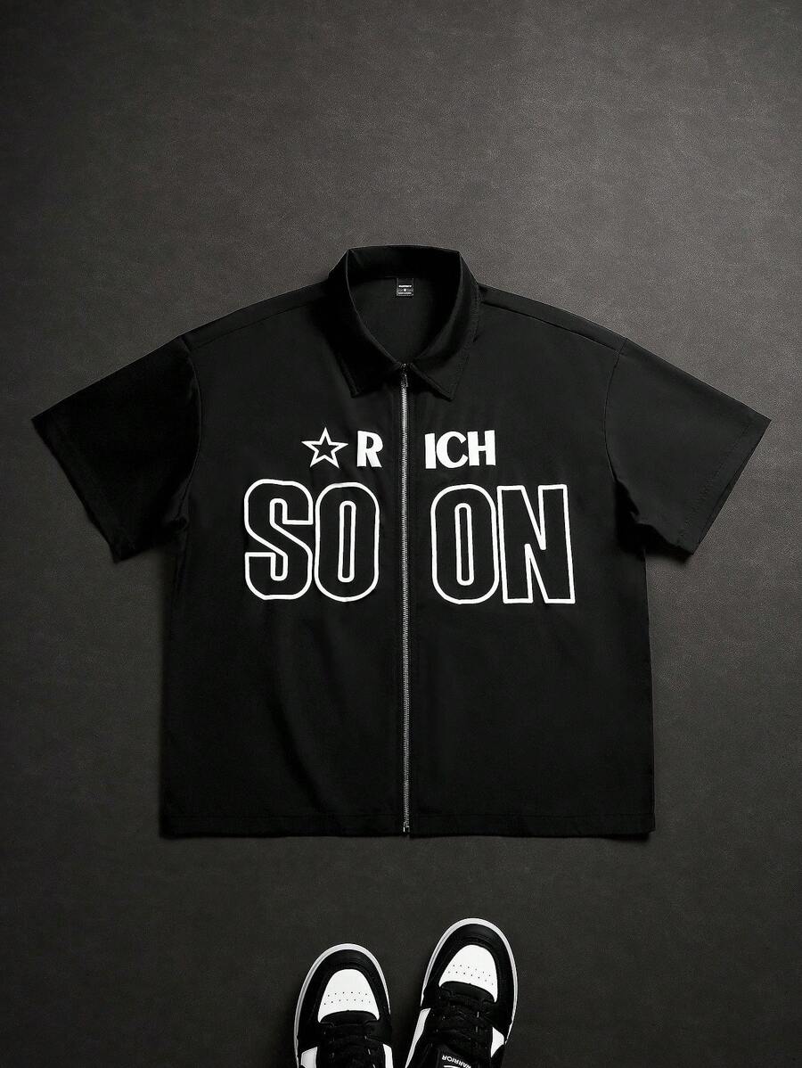 Men’s Loose-Fit Short-Sleeve Shirt
