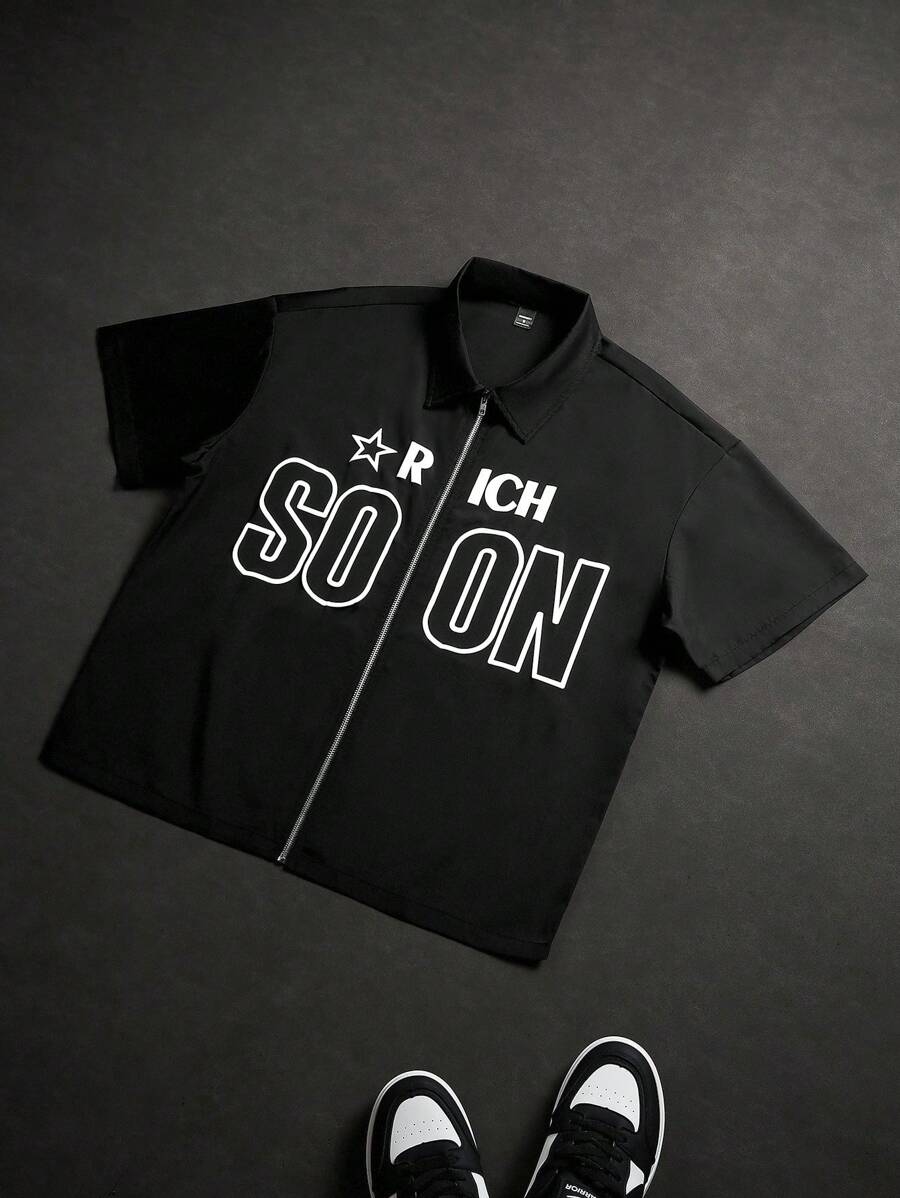 Men’s Loose-Fit Short-Sleeve Shirt