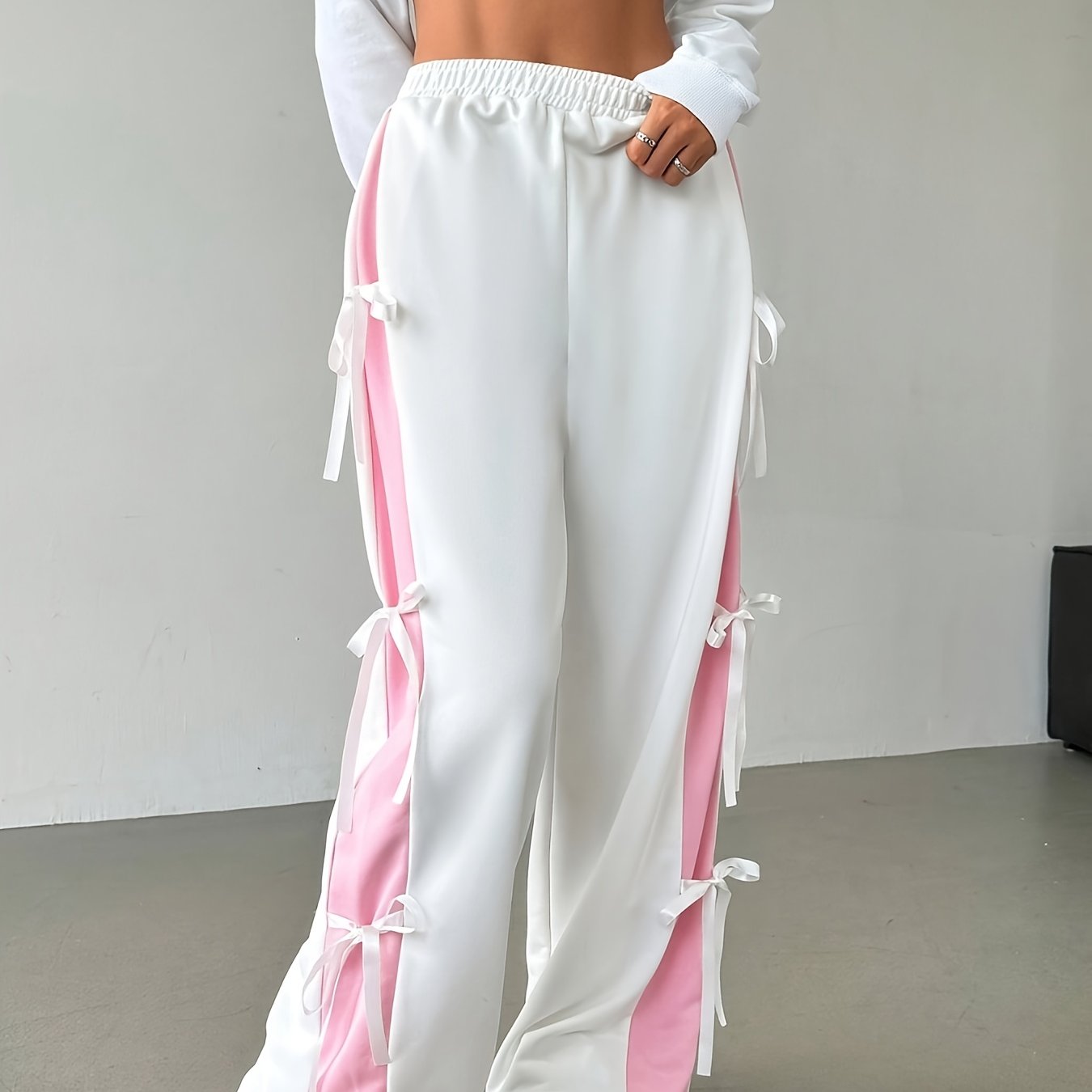 Women'S High-Waisted Wide-Leg Pants