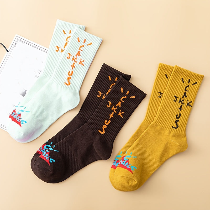 Travis Scott 4-Pack High-Top Mid-Calf Socks