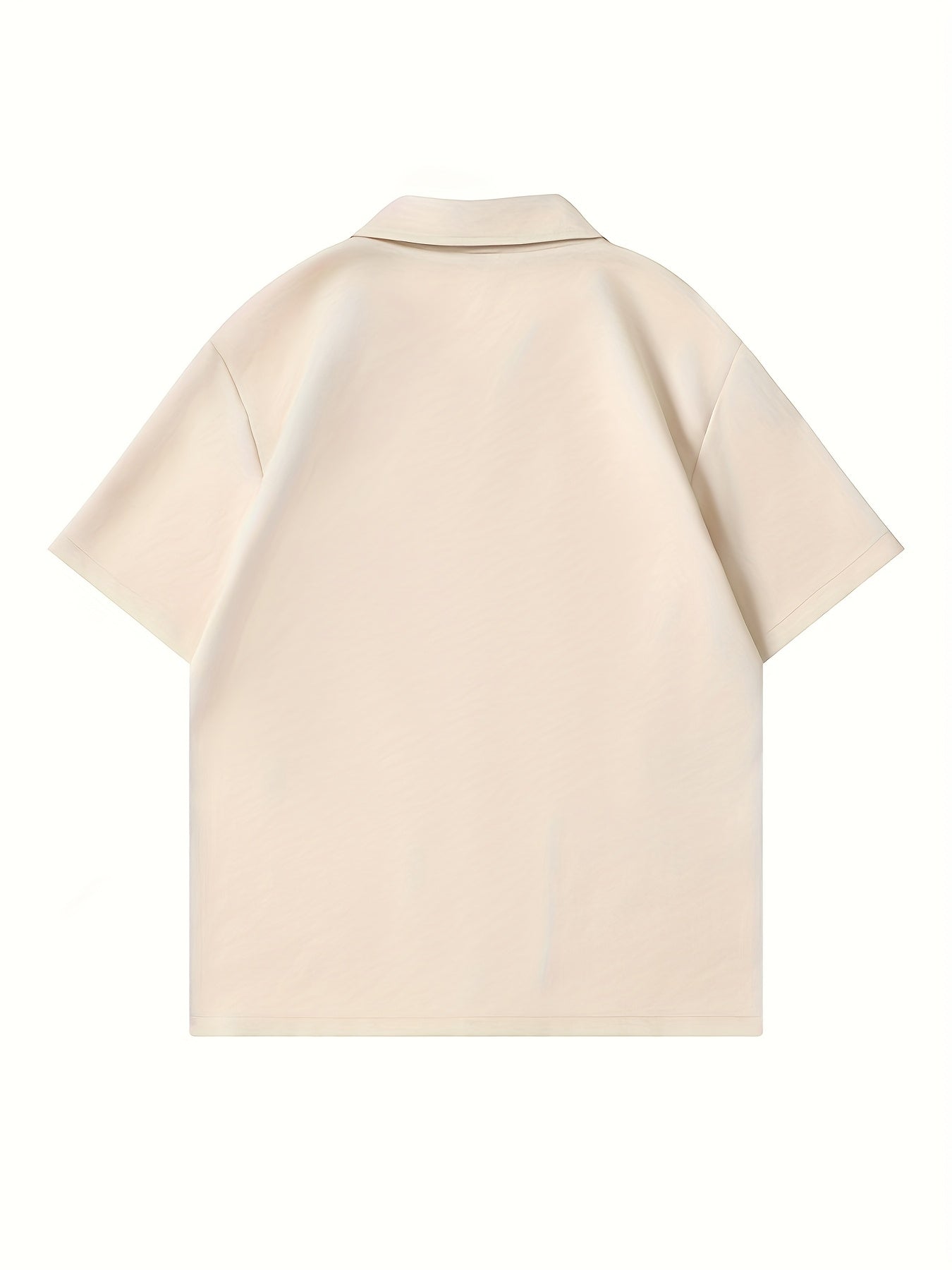 Men'S Casual Floral Embroidered Shirt
