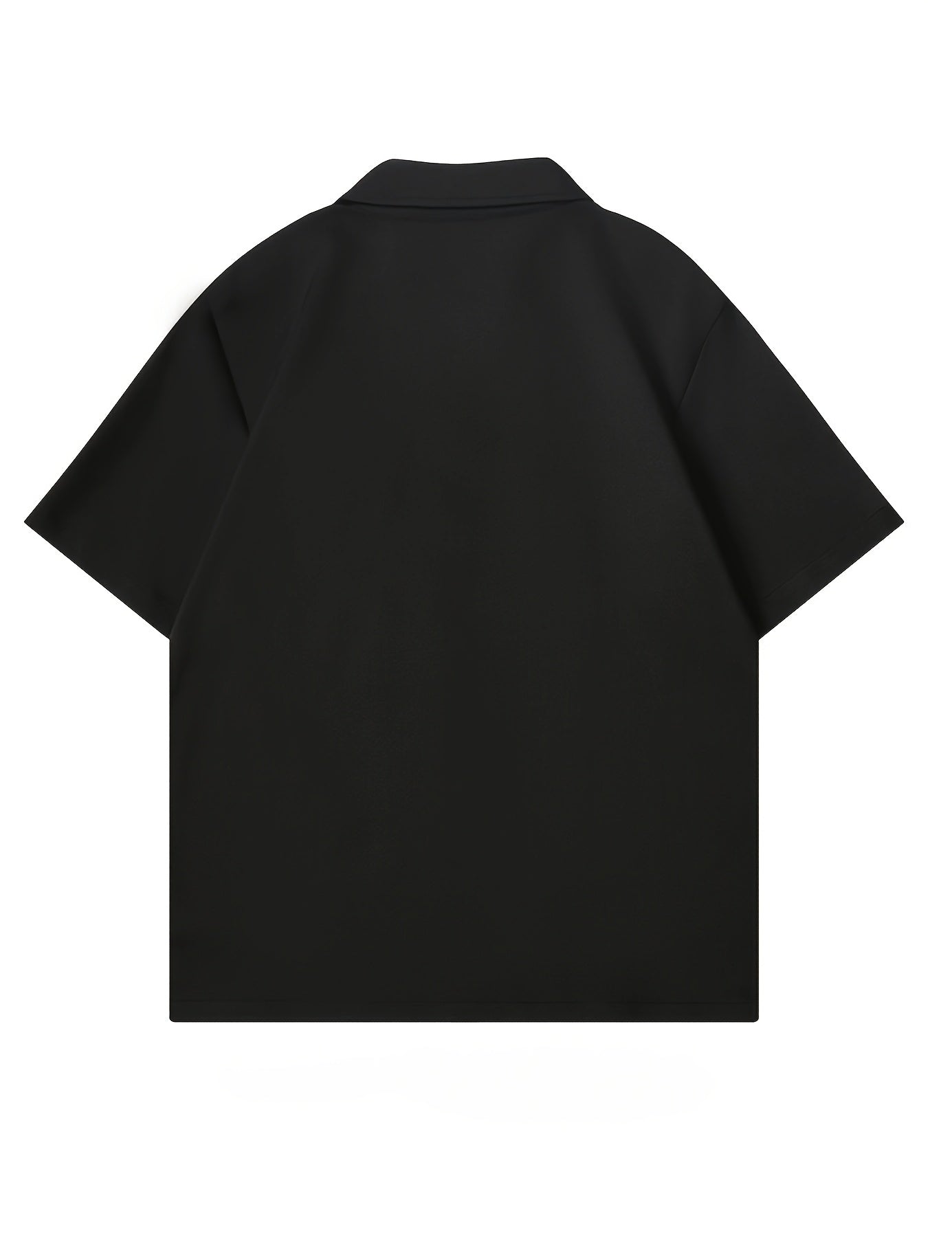 Men'S Casual Floral Embroidered Shirt