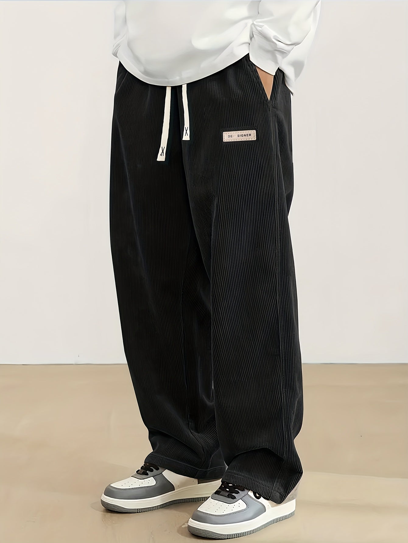 Corduroy Loose Fit Joggers
