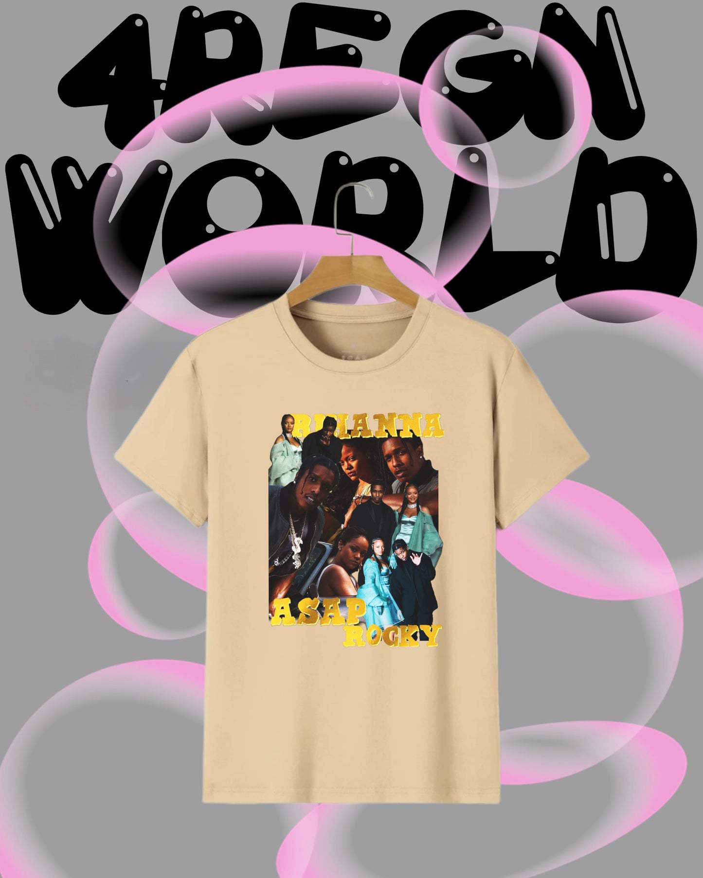 Graphic Tee Rihanna & Asap Rocky