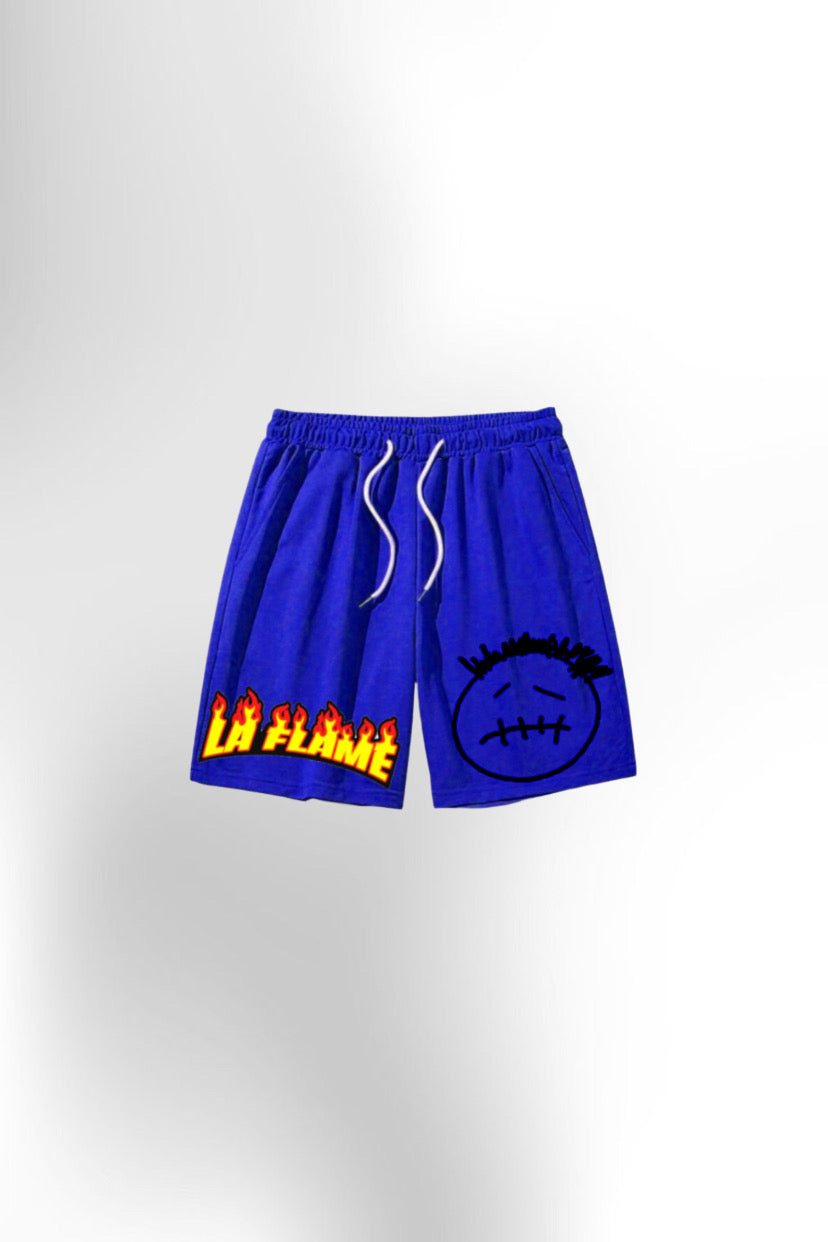Travis Scott La Flame Printed shorts
