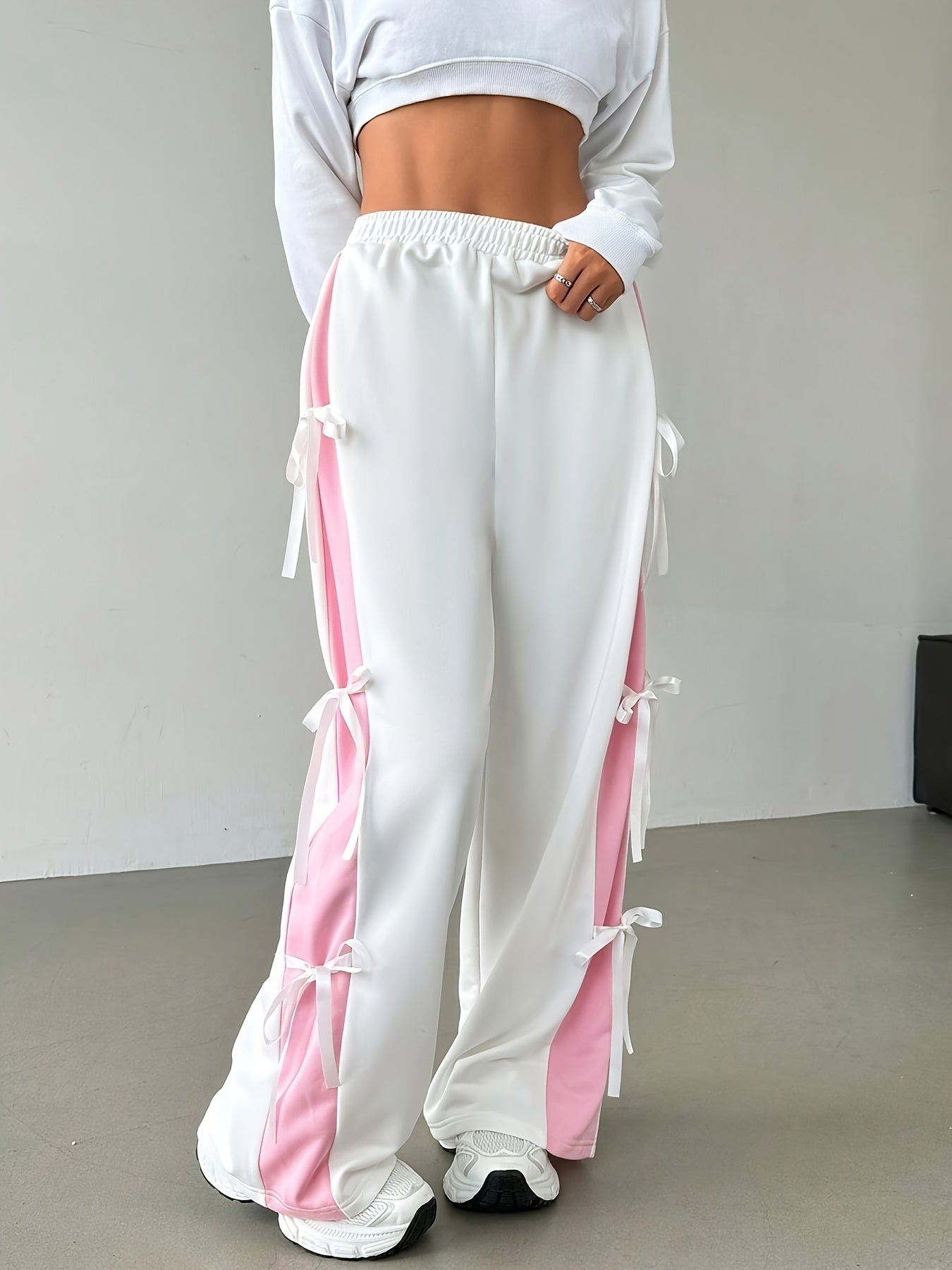 Women'S High-Waisted Wide-Leg Pants