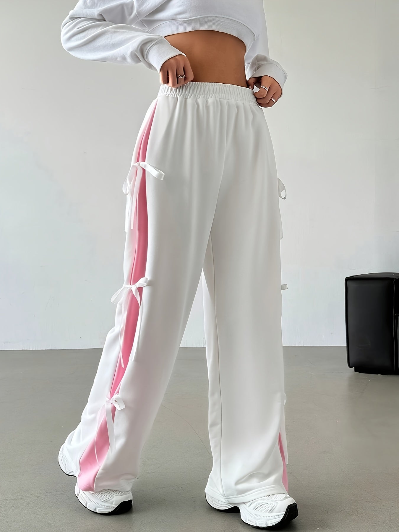 Women'S High-Waisted Wide-Leg Pants
