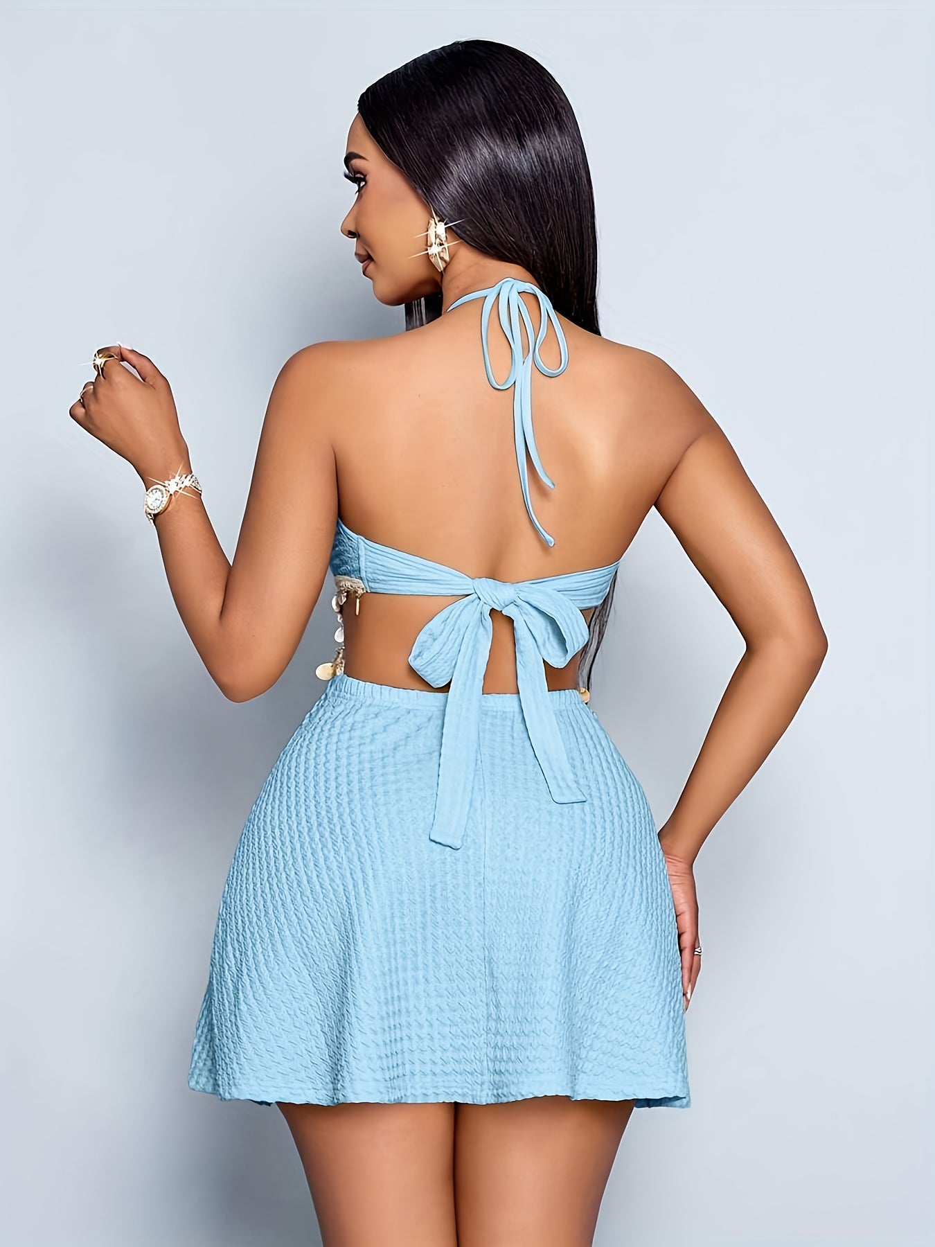 Women's Boho-Chic Off-Shoulder Hawaiian Dress
