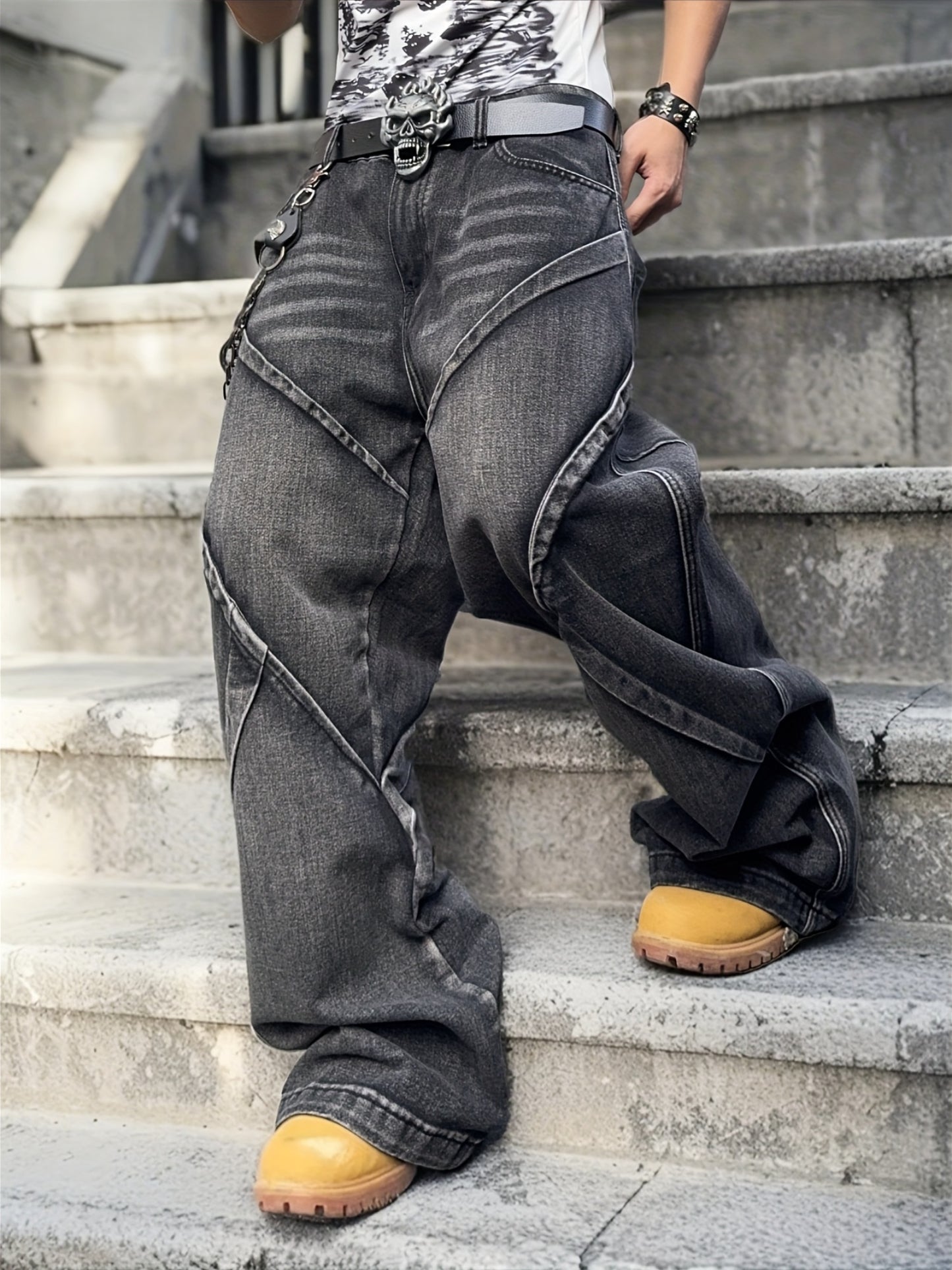 Distressed Denim Jeans