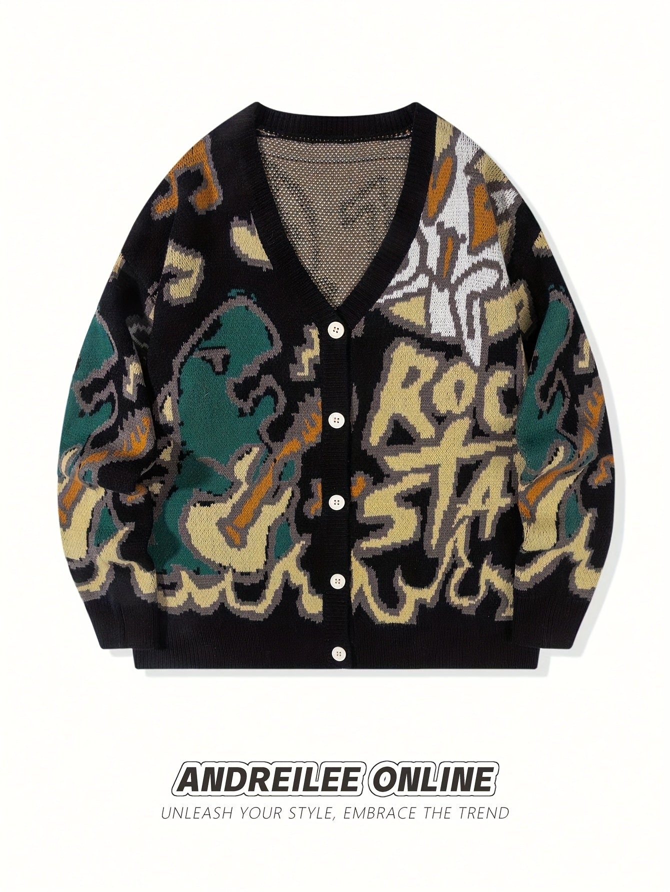 Casual Retro Cardigan Sweater