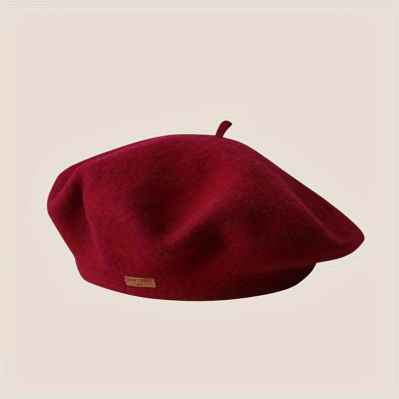Women's Lightweight Wool Beret Hat