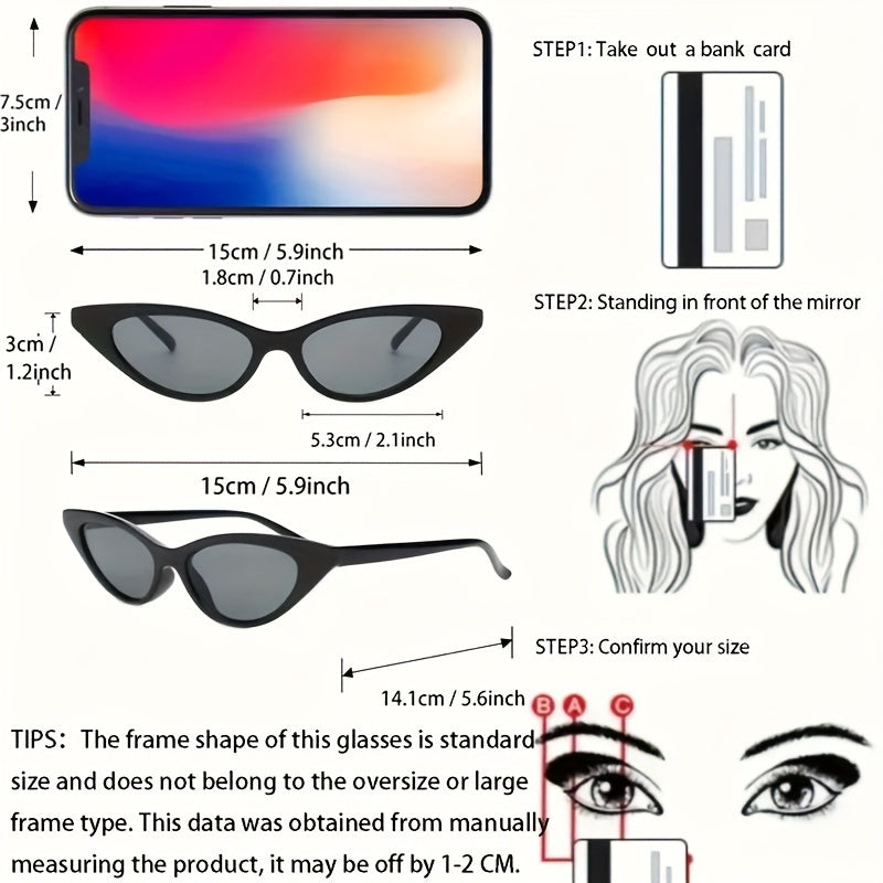 6pcs Women'S Fashion Glasses Set
