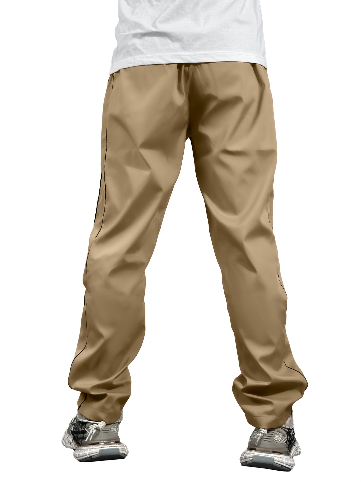 Long Straight Drawstring Pants