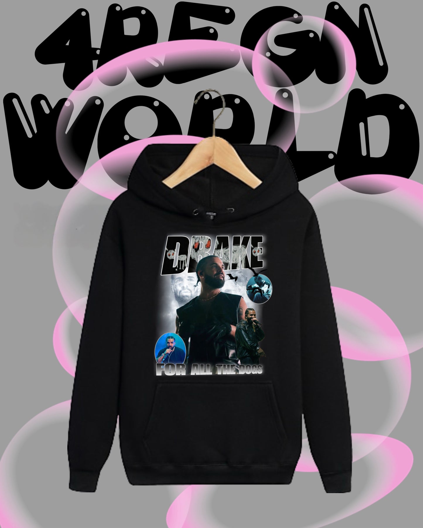 Graphic Hoodie Drake For All The Dogs