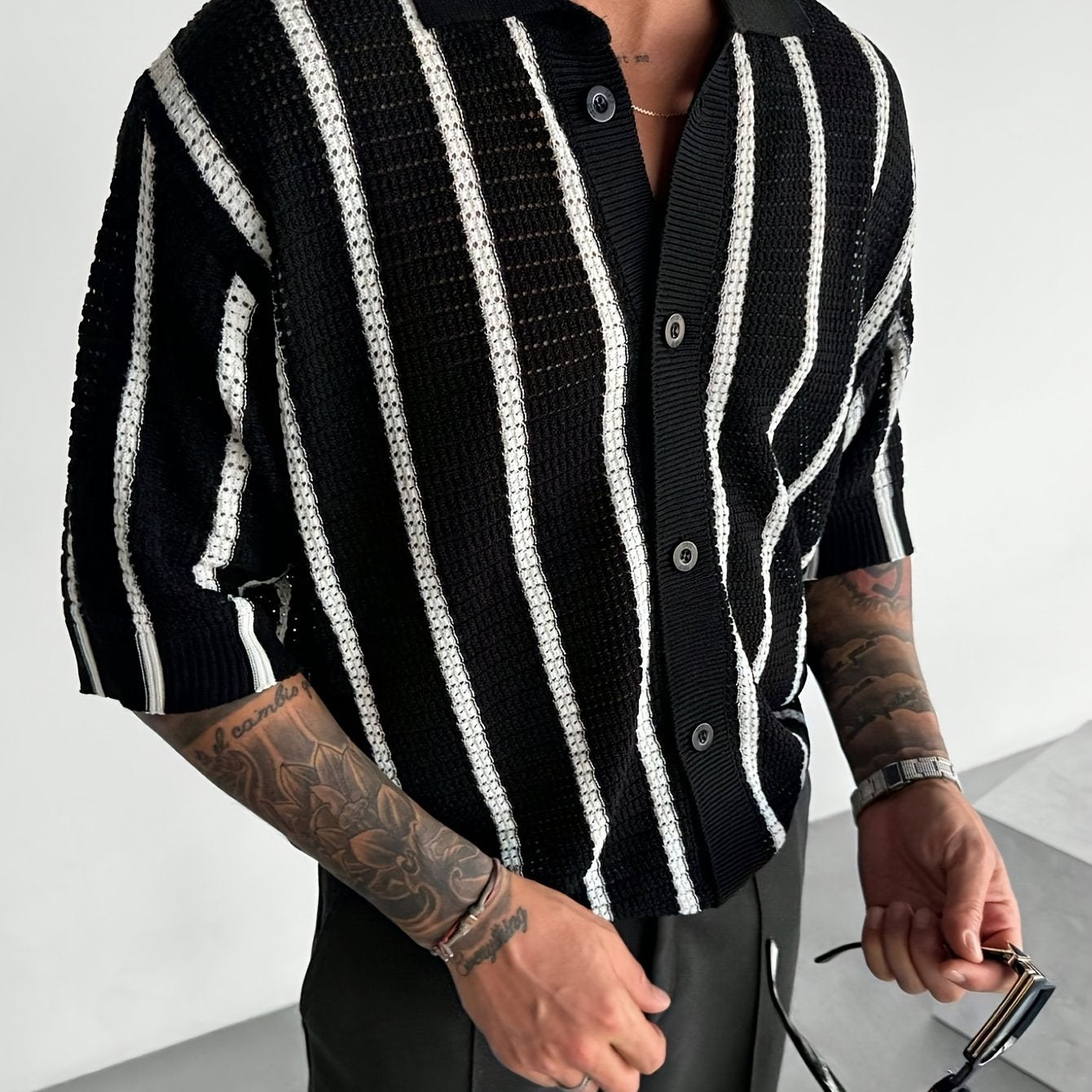 Men's Casual Knit Sweatshirt