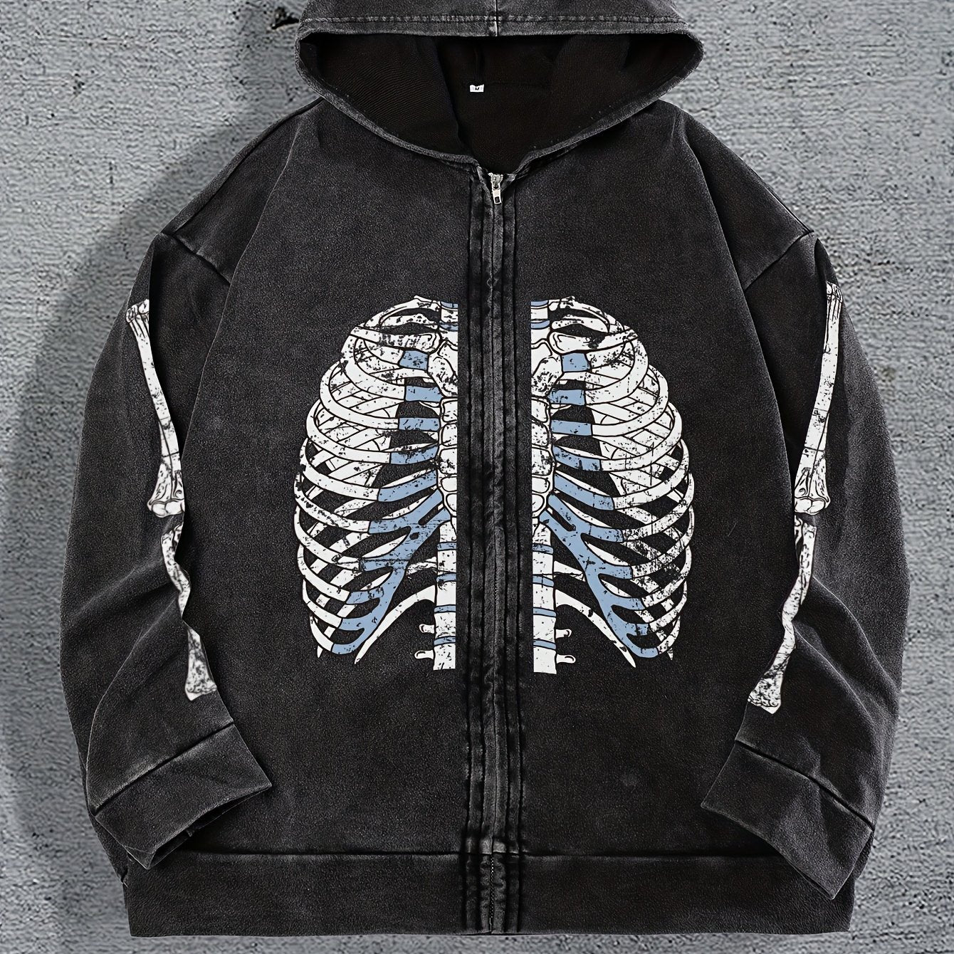 Skeleton Print Hoodie