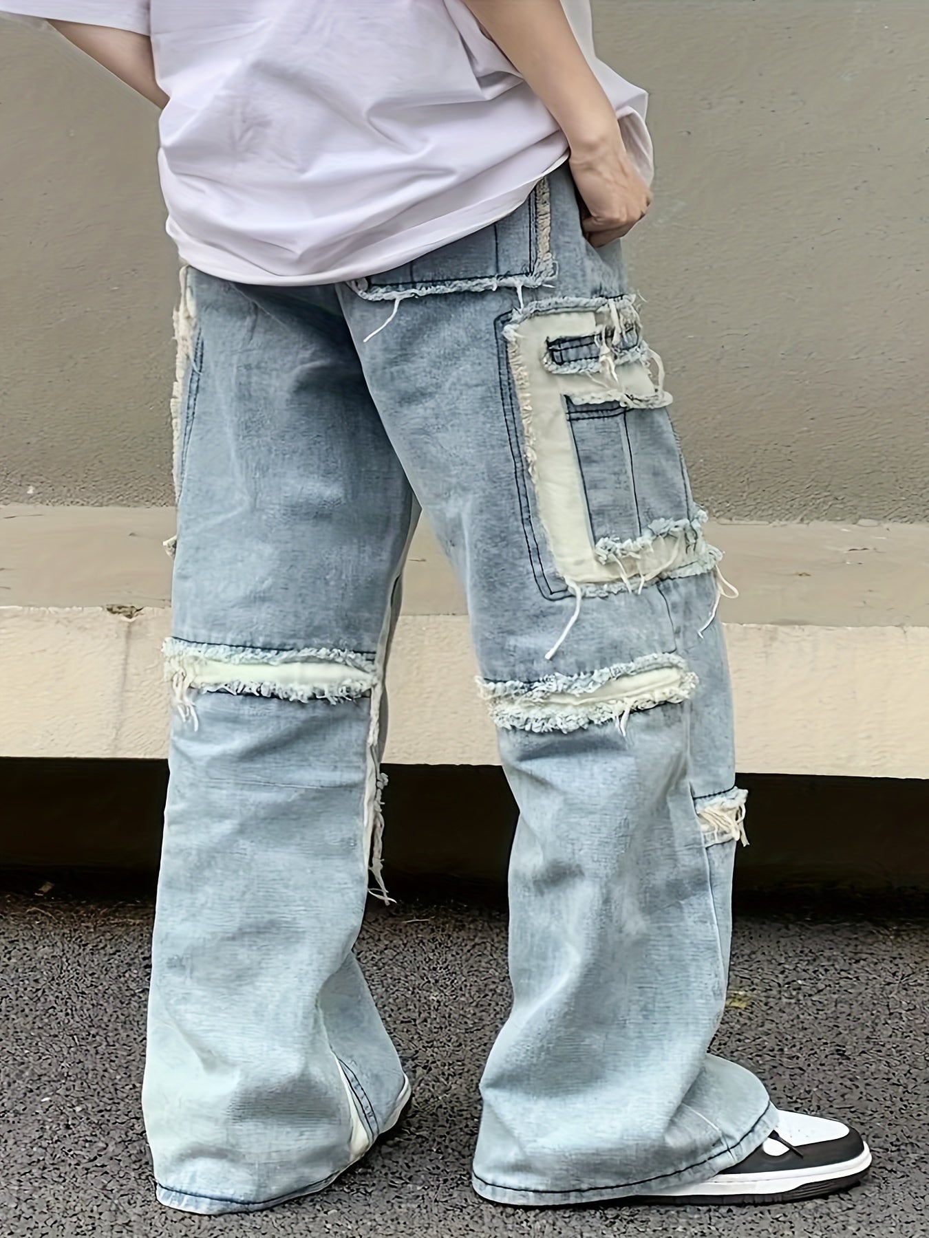 Loose Fit Straight Leg Jeans