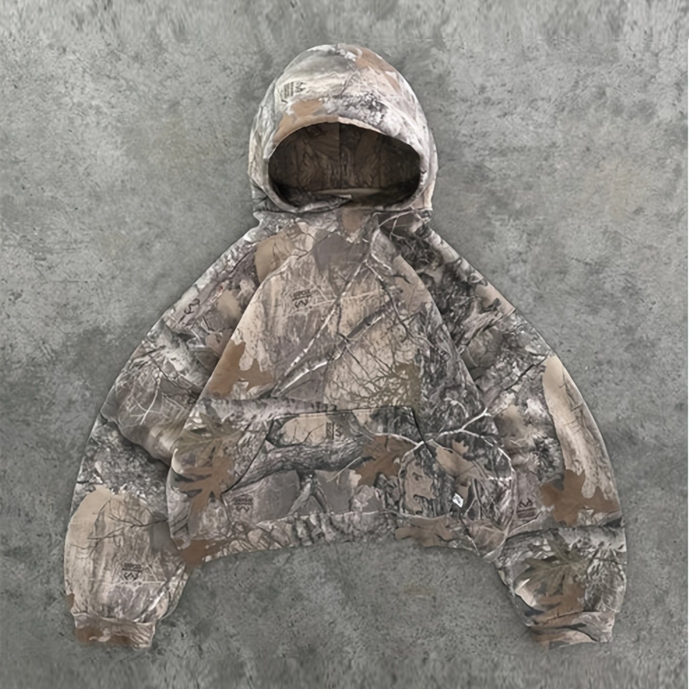 Camouflage Print Hoodie