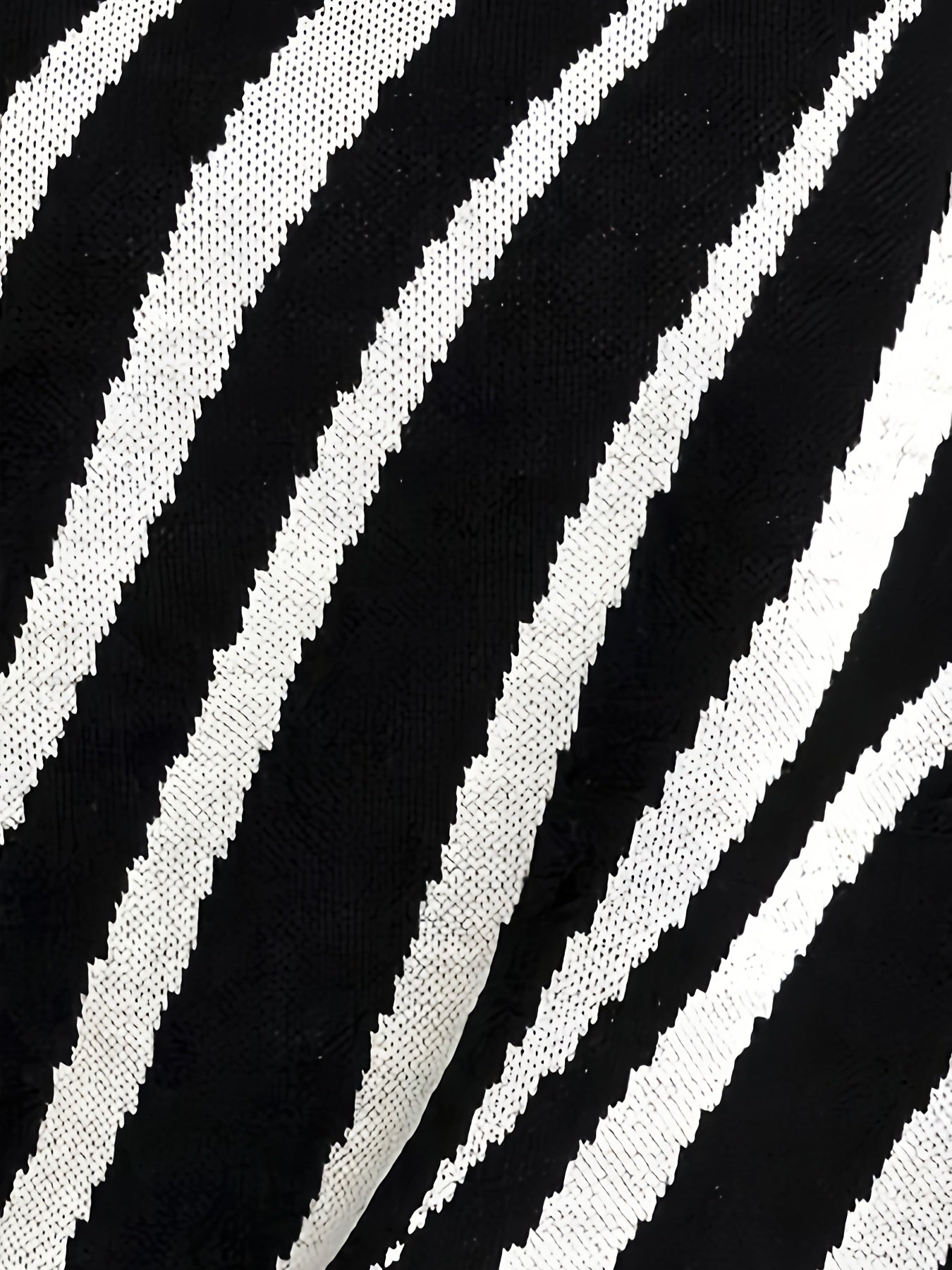 Women’s Zebra Stripe Knit Sweater