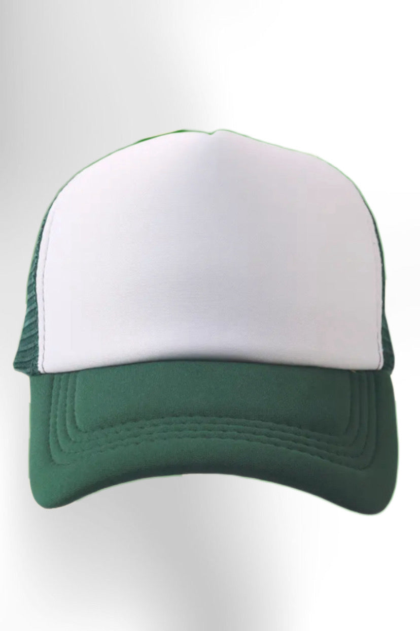 CUSTOM TRUCKER CAP - GREEN