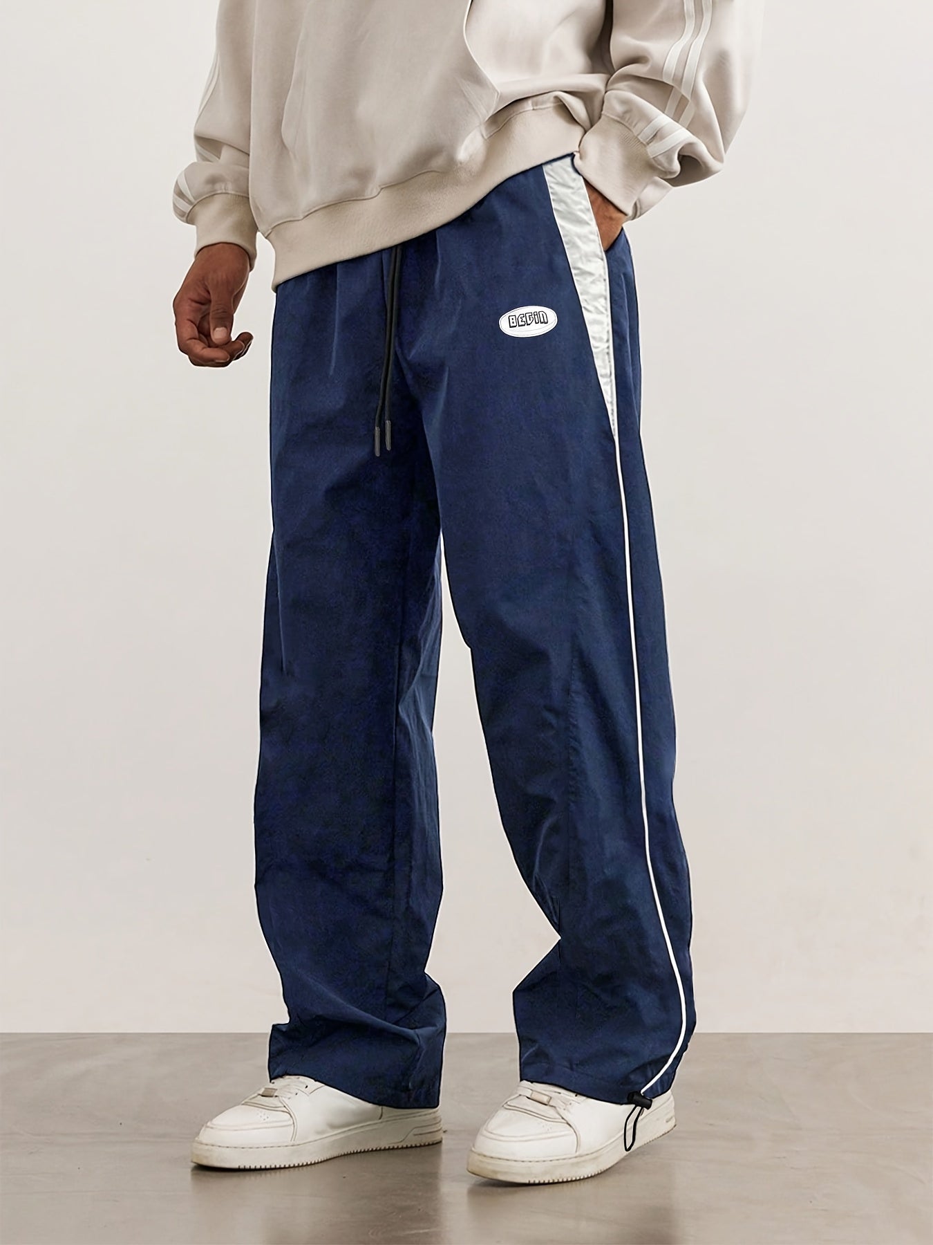 Men's Casual Loose Fit Drawstring Sweatpants