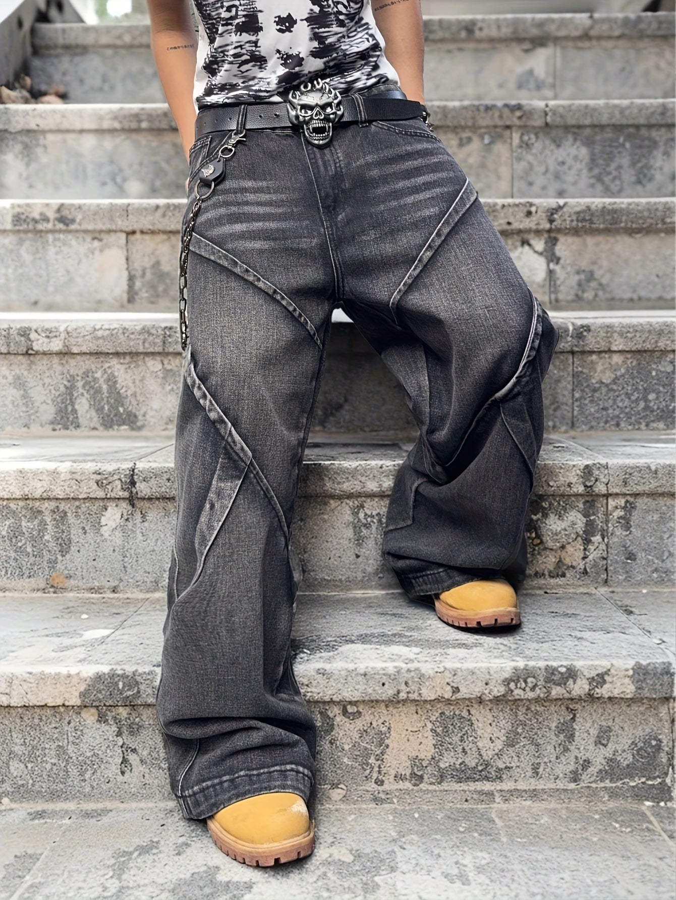 Distressed Denim Jeans