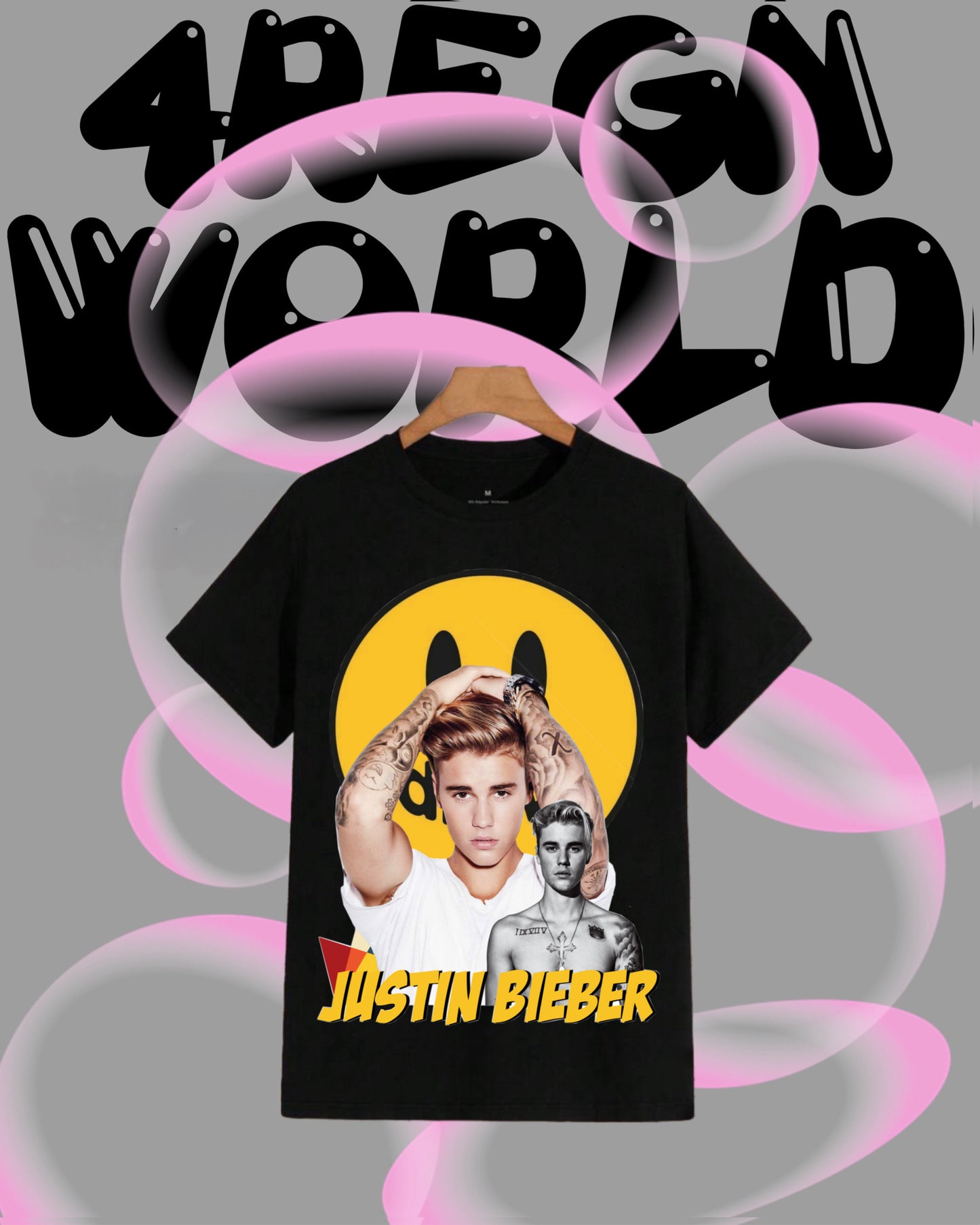 Graphic Tee New Edition Justin Bieber